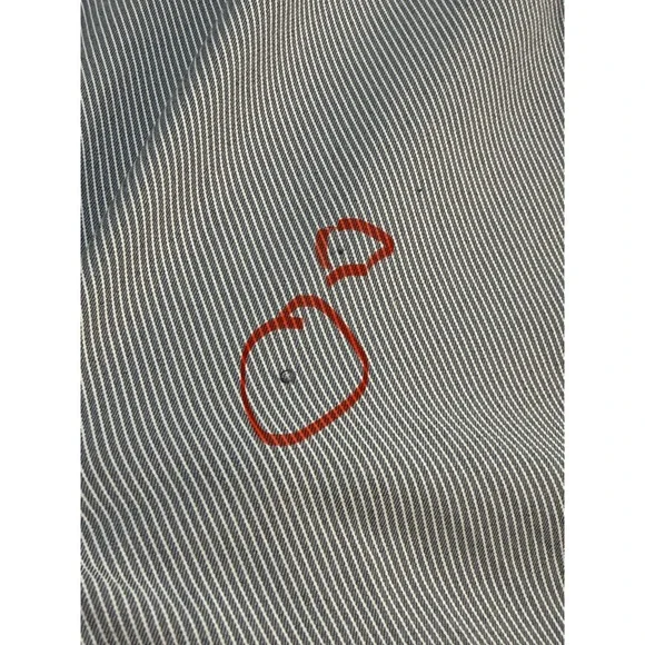 PONCHO Men Long Sleeve Performance Nylon  The Gray Ghost Button Up Stretch - Med - Picture 11 of 11